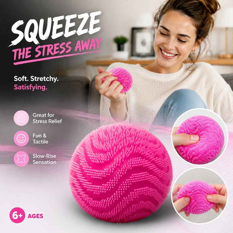 Soothing Spiky Ball Squishy, Pink In Australia - Darrahopens
