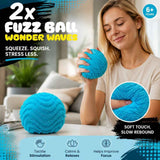 Calming Spiky Ball Squishy Blue 2 Pack In Australia - Darrahopens