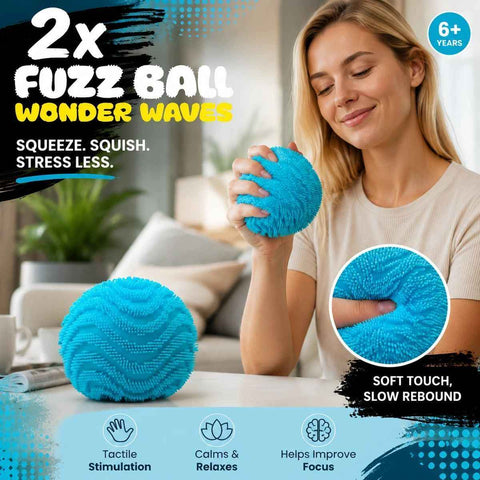 Calming Spiky Ball Squishy Blue 2 Pack In Australia - Darrahopens