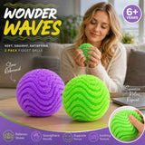 Earthy Duo Purple & Green Spiky Ball Squishy 2 Pack In Australia - Darrahopens