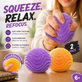 Warm Duo Purple & Yellow Spiky Ball Squishy 2 Pack In Australia - Darrahopens