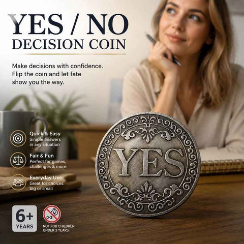 Sentimental Vintage Decision Coin Replica, Perfect Holiday Gift, 1 Pack In Australia - Darrahopens