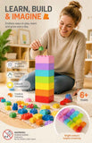 Cool Mini Building Blocks DIY Puzzle Toy, 500pcs Plain Bag Boys Colours (Separater & Instruction Included) In Australia - Darrahopens