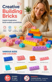 Relaxing Mini Building Blocks DIY Puzzle Toy, 300pcs Plain Bag Regular Colours (Separater & Instruction Included)