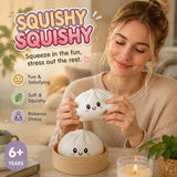 Stress Relief Giant Bun Squishy, Cute Present, Plain White In Australia - Darrahopens