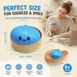 Stress Relief Giant Bun Squishy, Cute Present, Plain White In Australia - Darrahopens