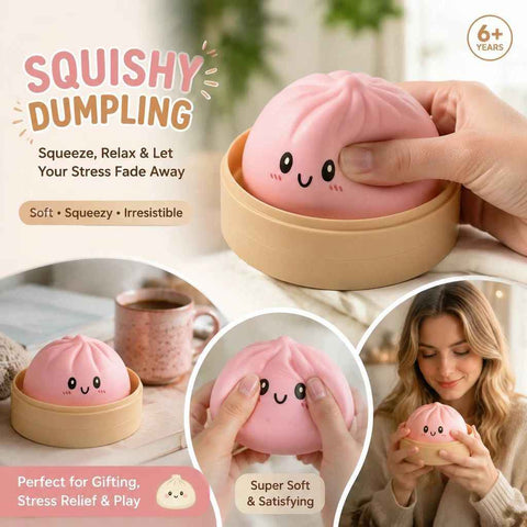 Stress Relief Giant Bun Squishy, Daily Gift, Plain Pink In Australia - Darrahopens