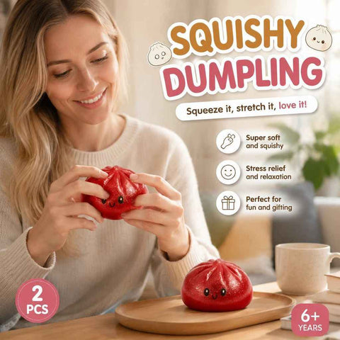 Stress Relief Giant Bun Squishy Glitter Salmon Pink 2 Pack, Birthday Present Set In Australia - Darrahopens