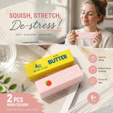 Pink Strawberry Stick + Mini Butter Stick Stress Relief Toy 2 Pack In Australia - Darrahopens