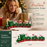 Christmas Decor Train Ornament Plastic Xmas Gift, Red Box