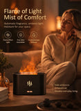 USB Flame Aroma Diffuser, Black Single Light, Christmas Gift