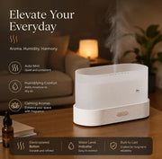 USB Flame Aroma Diffuser, White Single Light, Holiday Gift In Australia - Darrahopens