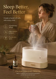 2 Pack USB Flame Diffuser, White Single Light, Bedroom Gift