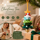 Crochet Xmas Tree Bell Ornament Style C, Cute Stocking Filler Gift In Australia - Darrahopens