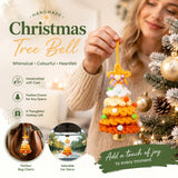 Crochet Xmas Tree Bell Ornament Style G, Kids Christmas Present In Australia - Darrahopens