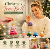 2 Pack Crochet Bell Ornament Style C Green, Family Holiday Gift