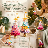2 Pack Crochet Ornament A+E Pink & Rainbow 2, Cute Gift Duo In Australia - Darrahopens