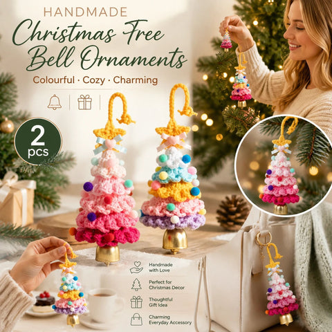 2 Pack Crochet Ornament A+E Pink & Rainbow 2, Cute Gift Duo In Australia - Darrahopens