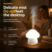 Tap Control Night Light Humidifier, Cream, Home Decor Gift In Australia - Darrahopens