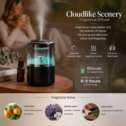 Car Diffuser XM-ZS44 + Height Pad, Misty Forest, Christmas & Father’s Day Gift In Australia - Darrahopens