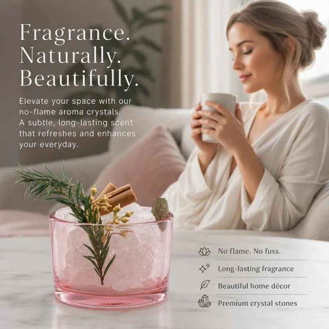 Crystal Stone Flameless Diffuser, Cherry Koi (Oil Not Included), Christmas Gift In Australia - Darrahopens