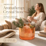 Crystal Stone Flameless Diffuser, Vibrant Orange (Oil Not Included), Holiday Present In Australia - Darrahopens