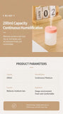 USB Mini Humidifier with Aroma Light, Pink, Holiday Present