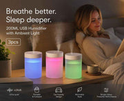 3 Pack USB Humidifier White, Home Gift Pack In Australia - Darrahopens
