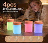 4 Pack USB Humidifier Pink, Decor Gift Bundle In Australia - Darrahopens
