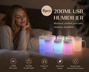 8 Pack USB Humidifier White, Bulk Christmas Hamper Fillers In Australia - Darrahopens