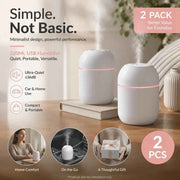 2 Pack Water Drop Humidifier Glacier White, Festive Gift Set In Australia - Darrahopens