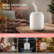6 Pack Water Drop Humidifier Glacier White, Office Holiday Pack In Australia - Darrahopens