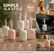 6 Pack Nordic Pink & Glacier White Humidifier Mixed Pack In Australia - Darrahopens