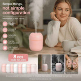 8 Pack Nordic Pink & Glacier White Humidifier Mixed Bulk Set In Australia - Darrahopens