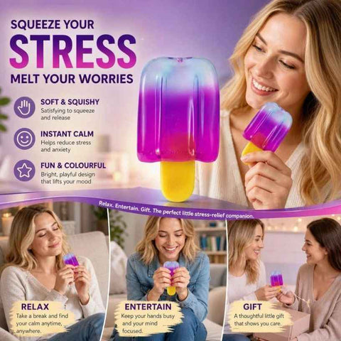 Slow Rise Popsicle Squishy Purple, Release Mental Pressure, Holiday Gift In Australia - Darrahopens