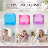 3 Pack Ice Cube Squishy Blue Purple Pink, Multi Color Set For Full Mood Relief, Xmas Pack In Australia - Darrahopens