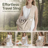 Breathable Cat Carrier Up To 16.5lbs, Apricot With Phone Pocket, Gentle Tone For Casual Strolls In Australia - Darrahopens