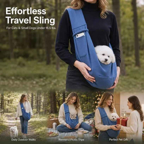 Breathable Cat Carrier Up To 16.5lbs, Navy Blue With Phone Pocket, Snug Long Journey Carrier In Australia - Darrahopens