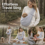 Breathable Cat Carrier Up To 16.5lbs, Grey No Phone Pocket, Ultra Light Quick Outing Bag In Australia - Darrahopens
