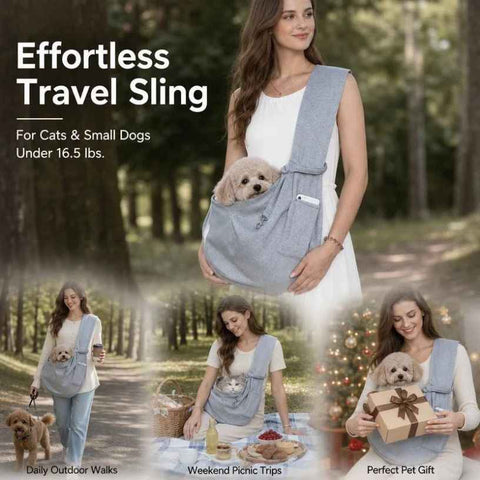 Solid Color Cat Carrier Up To 16.5lbs, Grey With Phone Pocket, Clean Minimal Outdoor Buddy In Australia - Darrahopens