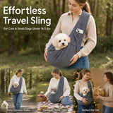 Solid Color Cat Carrier Up To 16.5lbs, Navy Blue With Phone Pocket, Cosy Comfort Long Trip Bag In Australia - Darrahopens