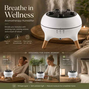 Sound Sensing Jellyfish Fragrance Diffuser, Dynamic RGB Glow, Silent Home Spa Companion In Australia - Darrahopens