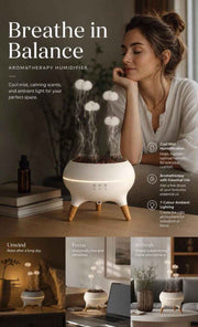 Rhythm Responsive Jellyfish Aroma Humidifier, Multi-Color Mood Light, Ideal Holiday Present In Australia - Darrahopens