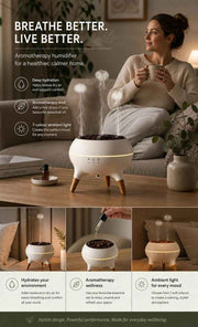 Dreamy Jellyfish Oil Diffuser, Music Linked Color Shift, Ultra Quiet For Nighttime Rest In Australia - Darrahopens
