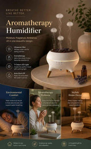 Magical Jellyfish Aroma Mist Maker, Beat Sync RGB Light, Relax Gift For Family Bedroom In Australia - Darrahopens