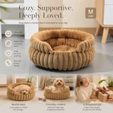Moisture Resistant Notch Pet Nest, Coffee M Size, Comfortable Deep Sleep Space In Australia - Darrahopens