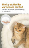 Moisture Resistant Notch Pet Nest, Coffee M Size, Comfortable Deep Sleep Space In Australia - Darrahopens