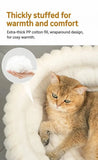 All Weather Notch Pet Sleeping Nest, Grey M Size, Support Joint Relief For Pets