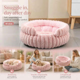 Cute Notch Entry Pet Nest, Pink S Size, Warm Fluff For Kittens & Small Dogs In Australia - Darrahopens