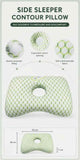 Removable Inner Core Ear Protection Pillow 39x28x6, Pink, Hygienic Reusable Sleep Pad In Australia - Darrahopens